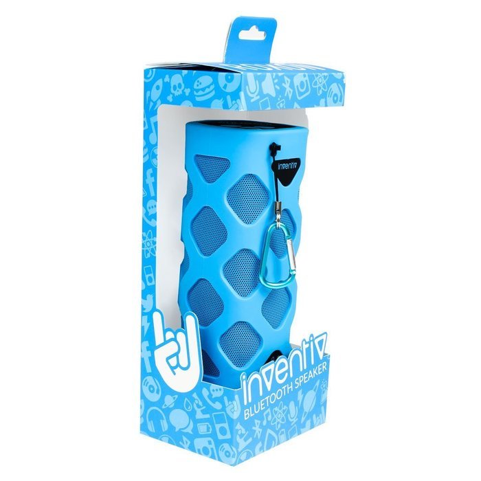 Inventiv Roxon Portable Bluetooth Speaker Outdoor Rugged Water Resistant Dust & Shock Proof (Blue)