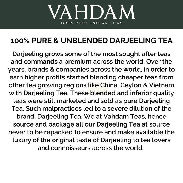 10 Exotic Darjeeling,​ Premium Tea Sampler​ - Includes ​Exotic 2016 Harvest Loose Leaf Teas,First Flush, Second... N33