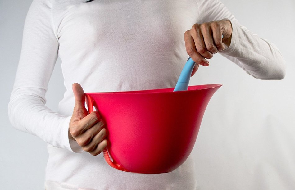 Architec HoldBowl Mixing Bowl, Red N2