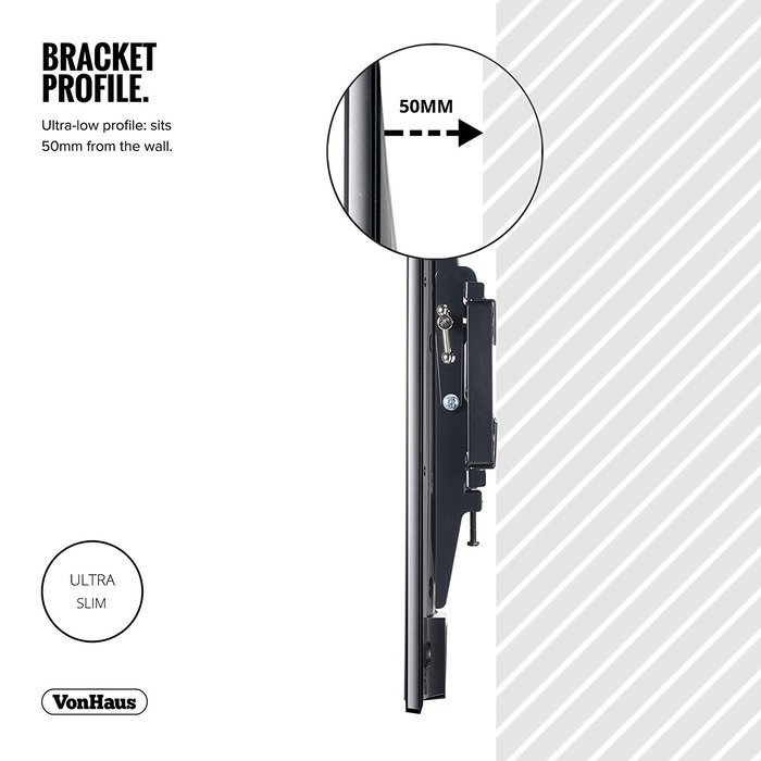 VonHaus TV WALL MOUNT Fits All Models LCD, LED & Plasma TV - Samsung Sony Philips Toshiba - (17 - 37.5") - Super-Strength... N6