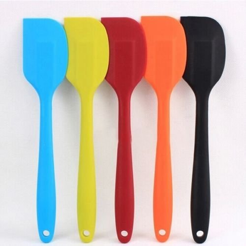 New Cake Cream Butter Spatula Mixing Batter Scraper Brush Silicone Baking Tool