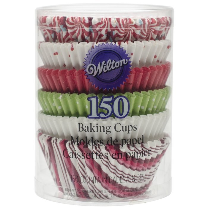 Wilton Assorted Holiday Baking Cups, 150-Count