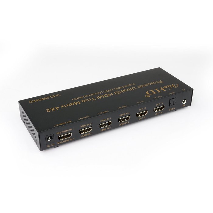 ViewHD 2 Port 1x2 Powered HDMI Mini Splitter for 1080P & 3D | Model: VHD-1X2MN3D N7