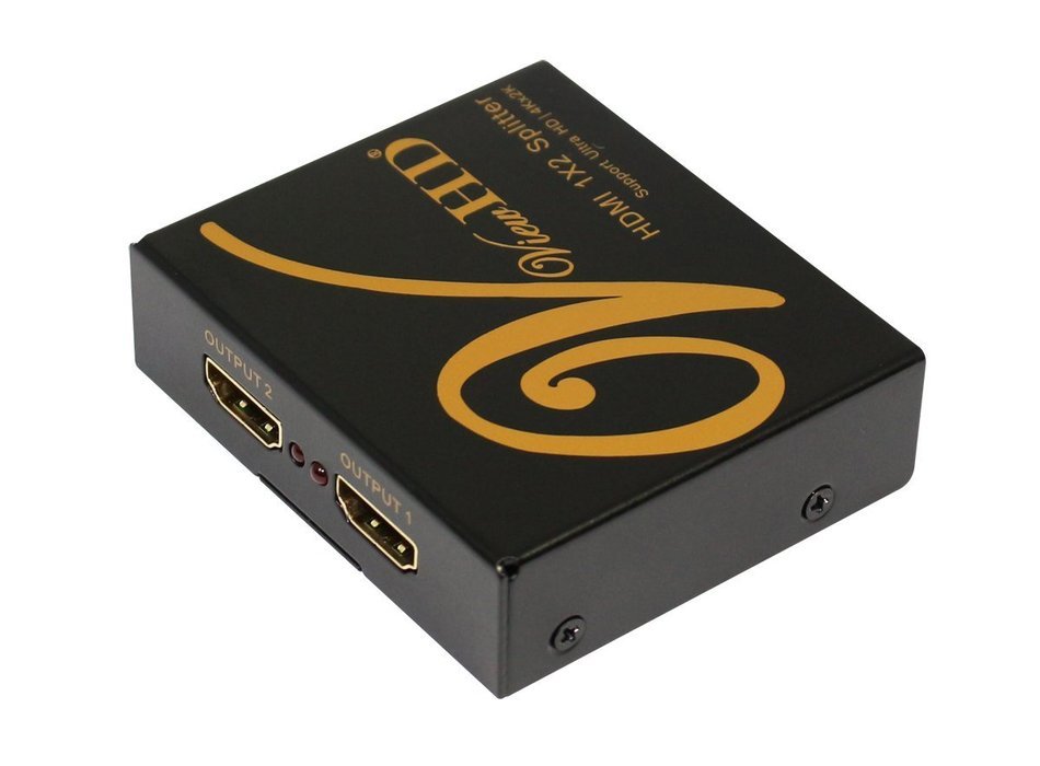 ViewHD 2 Port 1x2 Powered HDMI Mini Splitter for 1080P & 3D | Model: VHD-1X2MN3D N15