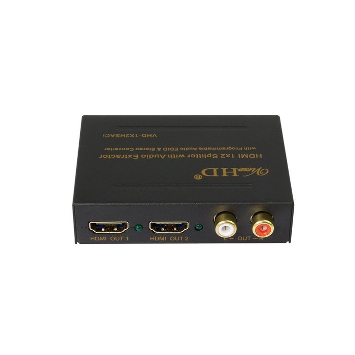 ViewHD 2 Port 1x2 Powered HDMI Mini Splitter for 1080P & 3D | Model: VHD-1X2MN3D N23