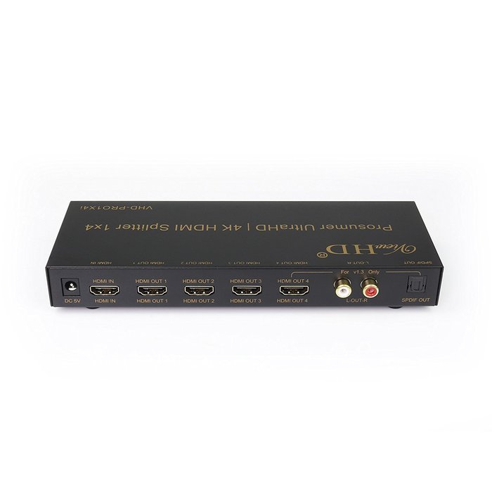 ViewHD 2 Port 1x2 Powered HDMI Mini Splitter for 1080P & 3D | Model: VHD-1X2MN3D N28