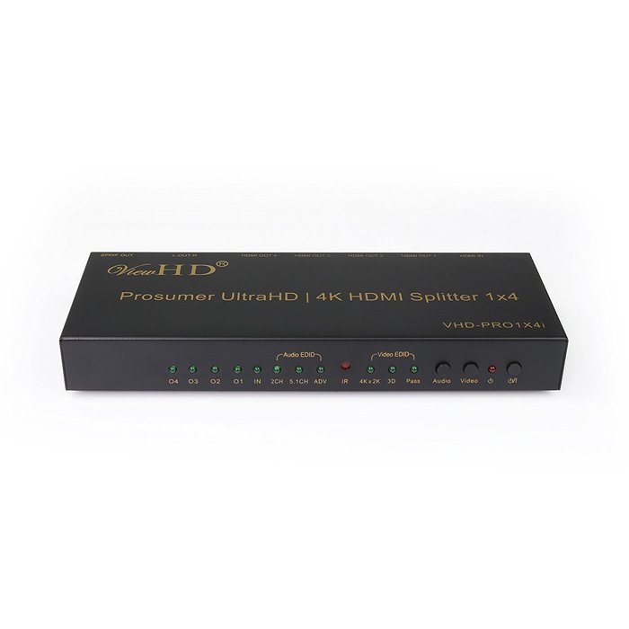 ViewHD 2 Port 1x2 Powered HDMI Mini Splitter for 1080P & 3D | Model: VHD-1X2MN3D N29