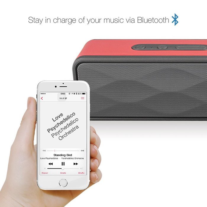 BUTEFO Outdoor Sports Bluetooth Speaker TF Card/Audio Input/IP45 Dustproof Waterproof/3-Mode Torch/Microphone... N24