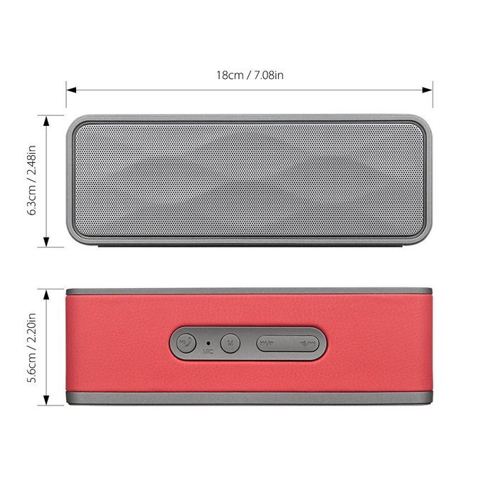BUTEFO Outdoor Sports Bluetooth Speaker TF Card/Audio Input/IP45 Dustproof Waterproof/3-Mode Torch/Microphone... N26