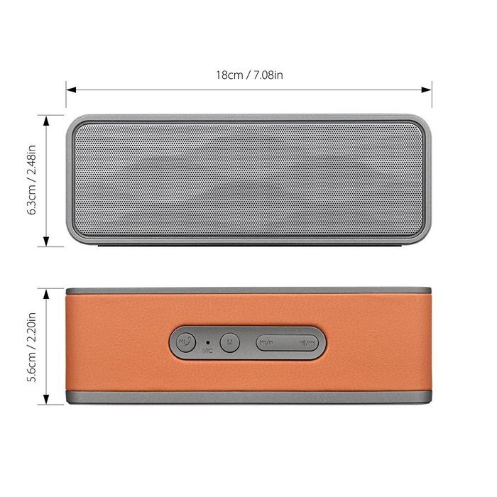 BUTEFO Outdoor Sports Bluetooth Speaker TF Card/Audio Input/IP45 Dustproof Waterproof/3-Mode Torch/Microphone... N39