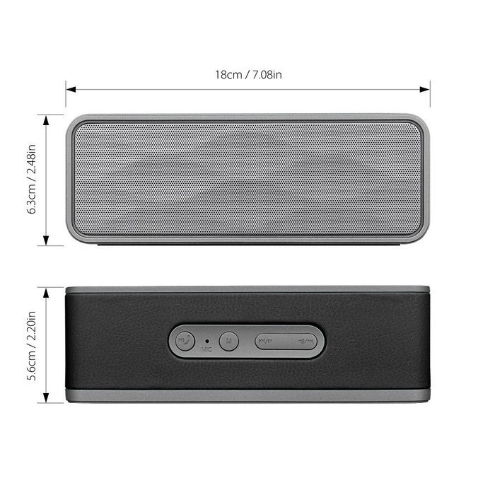 BUTEFO Outdoor Sports Bluetooth Speaker TF Card/Audio Input/IP45 Dustproof Waterproof/3-Mode Torch/Microphone... N46