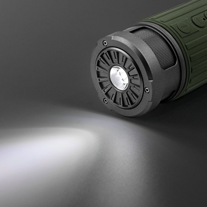 BUTEFO Outdoor Sports Bluetooth Speaker TF Card/Audio Input/IP45 Dustproof Waterproof/3-Mode Torch/Microphone... N53