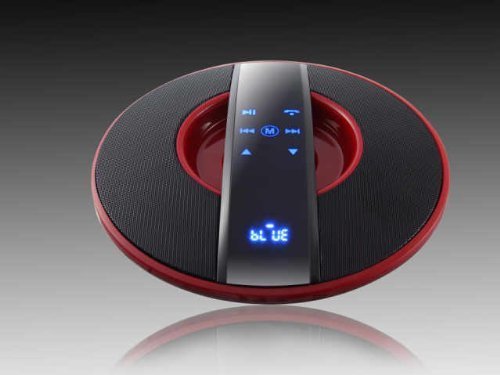 Double Power Wireless Bluetooth Speaker - Red (BT200-RED)