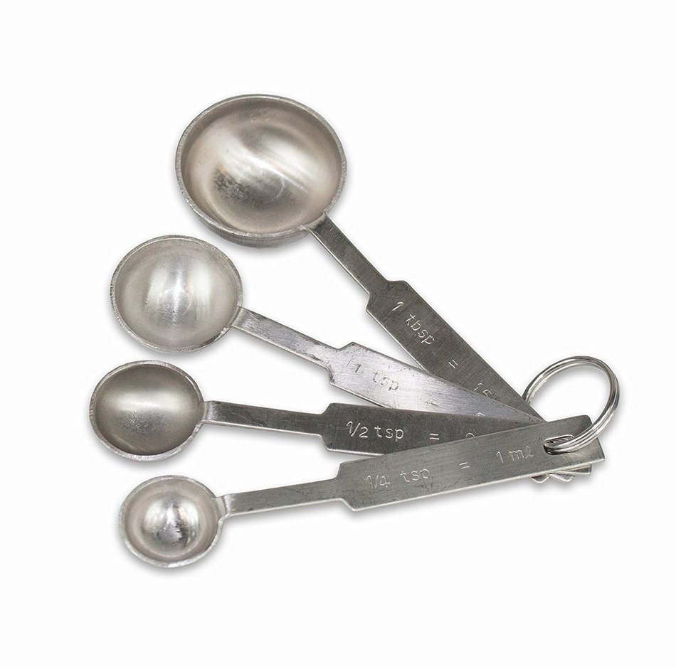 2dayShip Stainless Steel Mixing Bowls 1.5, 3, 4, and 5 Quart and Measuring Cup and Spoon Sets, Set of 6 N5