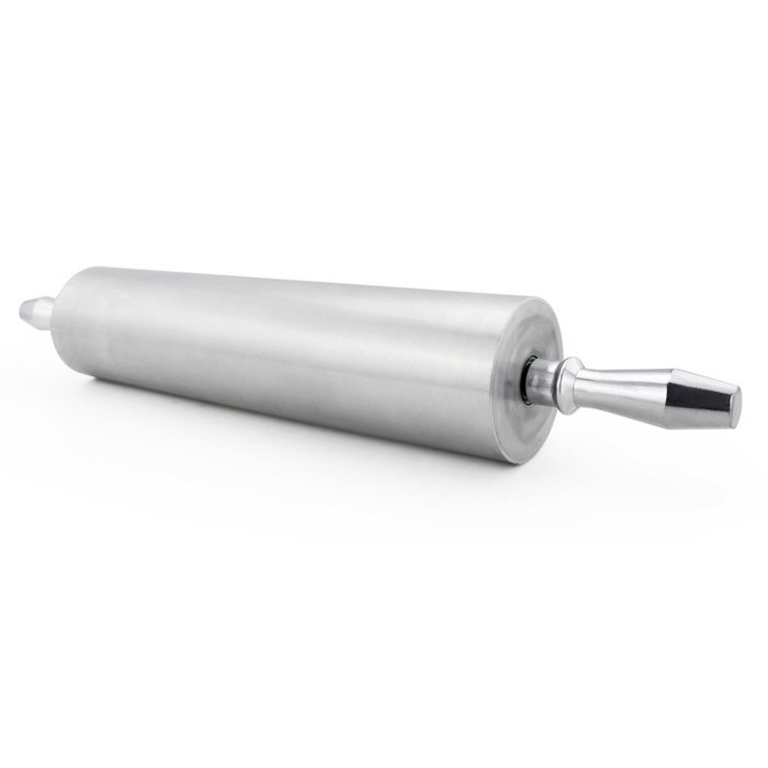 New Star Foodservice 37524 Extra Heavy Duty Restaurant Aluminum Rolling Pin, 18", Silver