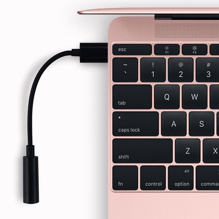 Rancco Type C to 3.5mm Audio Headphone Stereo Adapter Connector, 2 Pcs USB 3.1/ USB C to 3.5mm Audio Microphone... N3