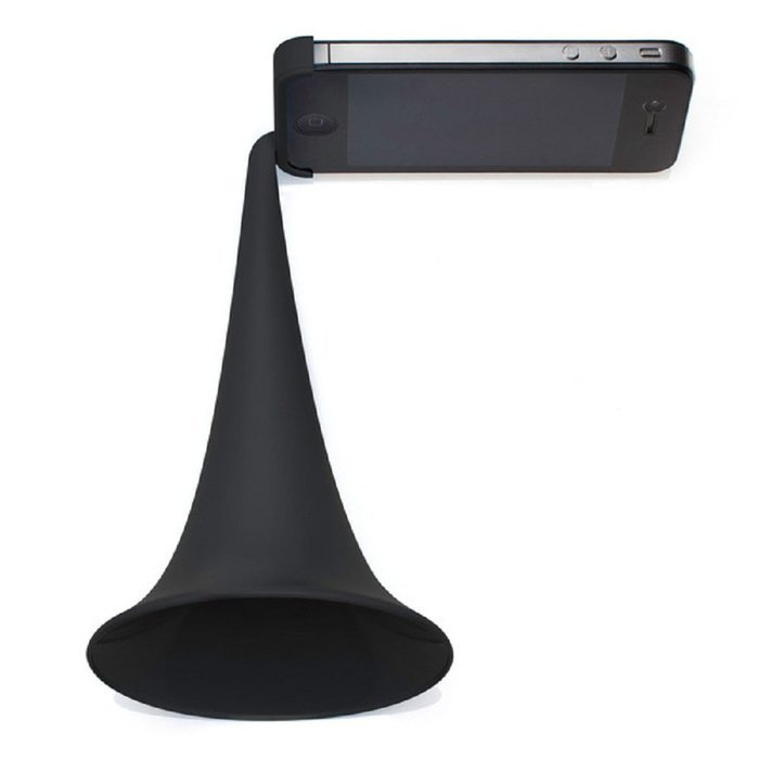 New Design ARKCANARY II for Apple iPhone 4 Horn Stand Black N3