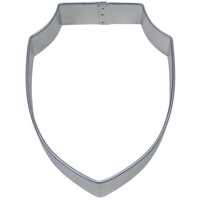 Shield Plaque Cookie Cutter 4 in