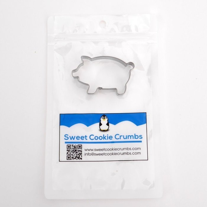 Small Pig Cookie Cutter- Stainless Steel N3