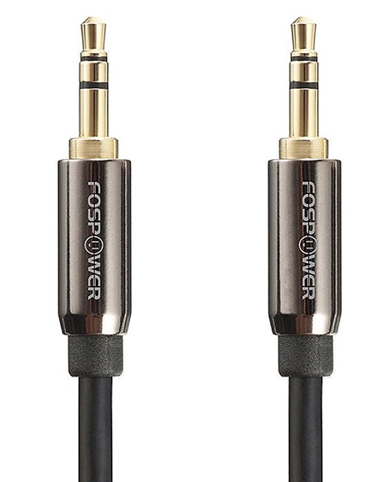 FosPower [25ft] 3.5mm Male to 3.5mm Male [AUX] Stereo Audio Cable - Step Down Design Auxiliary Cable for iPhone...