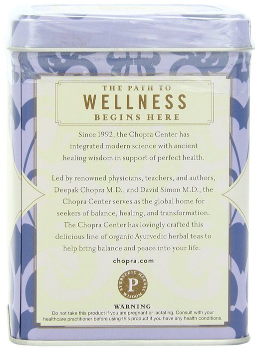 Chopra Center Organic Herbal Tea, Soothing, 20 Tea Bags N4