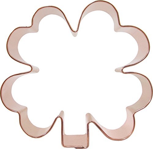 CopperGifts: Clover Cookie Cutter (4 inch)