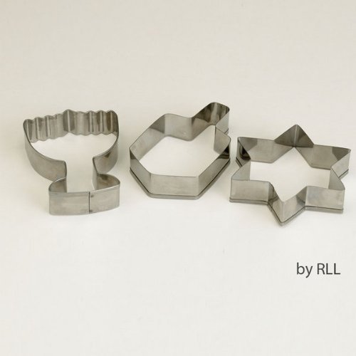 Hanukkah Themed Metal Cookie Cutters N3