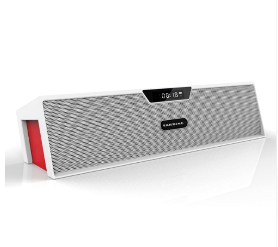 Super Bass Stereo LCD Display USB Bluetooth Wireless Speaker Support TF Card N7