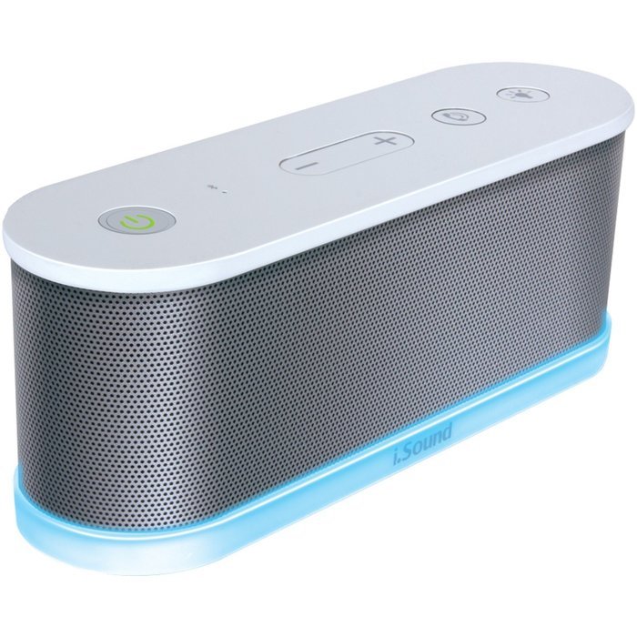 iSound iGlowSound Waves Bluetooth Speaker (white)