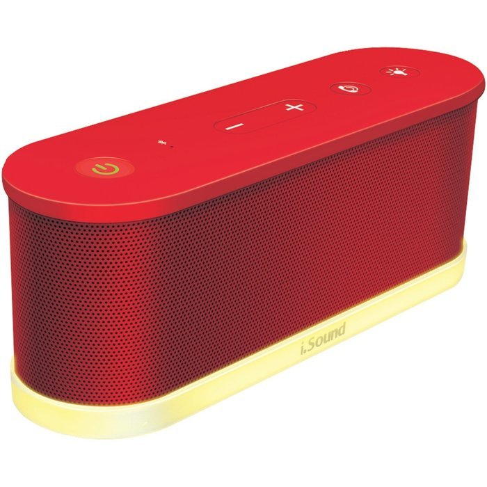 iSound iGlowSound Waves Bluetooth Speaker (white) N4
