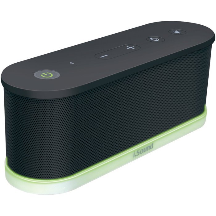 iSound iGlowSound Waves Bluetooth Speaker (white) N7