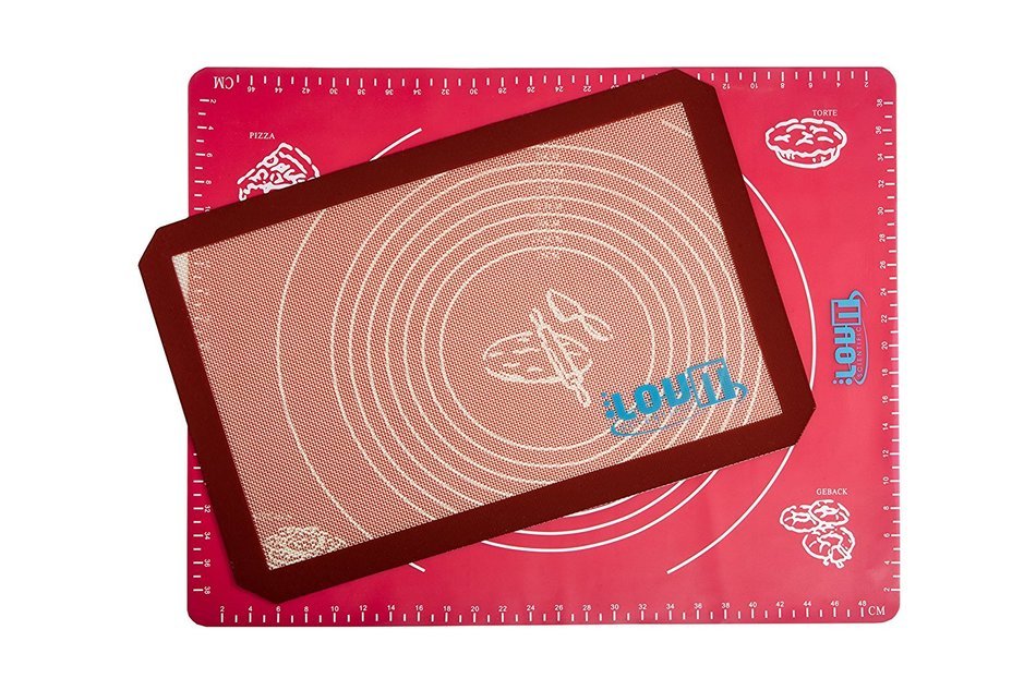 Silicone Baking Mat Set of 2- Lovit Scientific Best Quality Silicone Mats for Baking, Concentrates & Cookie Rolling... N2