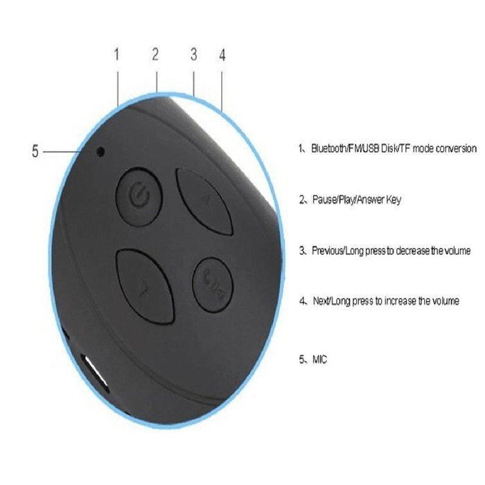 Mini Portable Speaker Wireless Bluetooth Speakers FM with Strong Bass Portable Audio Player Support TF Card Green N3