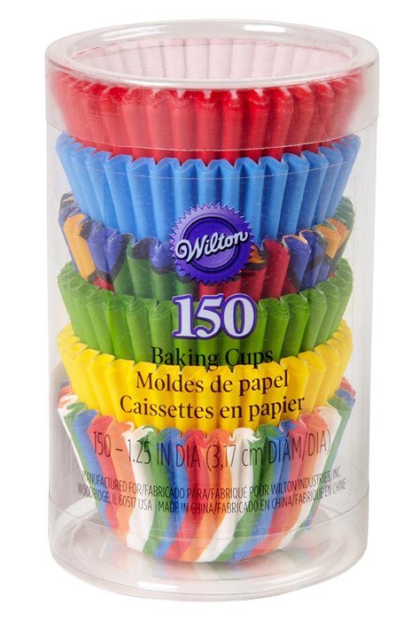 Wilton Primary Baking Cups, Mini, 150-Count N2