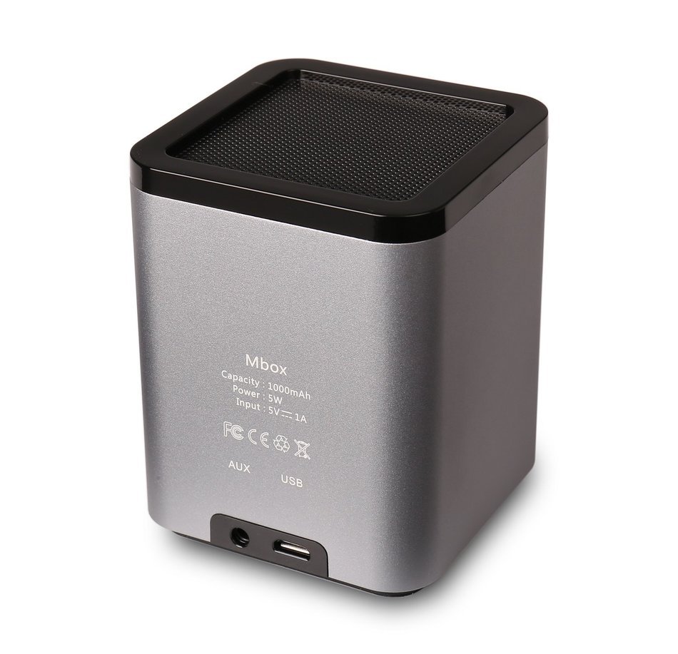 NIER MBOX Portable Mini Bluetooth speaker with Aluminum Housing，5W Powerful Sound, 1000mAh Rechargeable Battery... N5