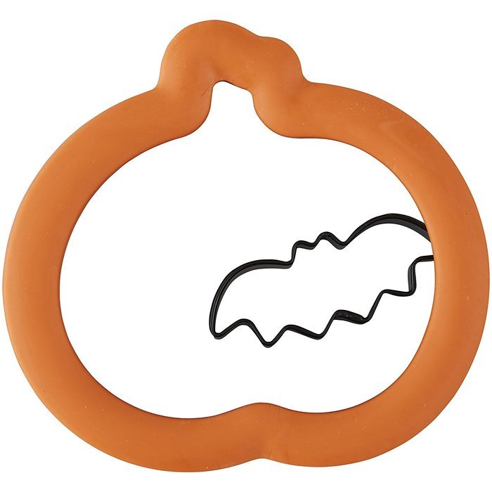 Wilton 2-Piece Pumpkin & Bat Halloween Cookie Cutter Set N3
