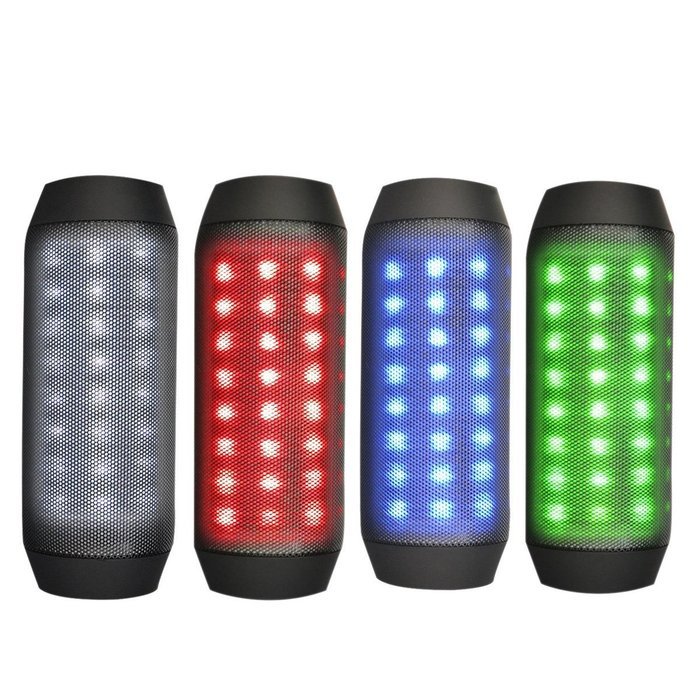 JIAFENG Wireless Bluetooth Speaker Bicycle Riding, Portable Magic Dancing Colorful Music LED Light, Support Tf... N3