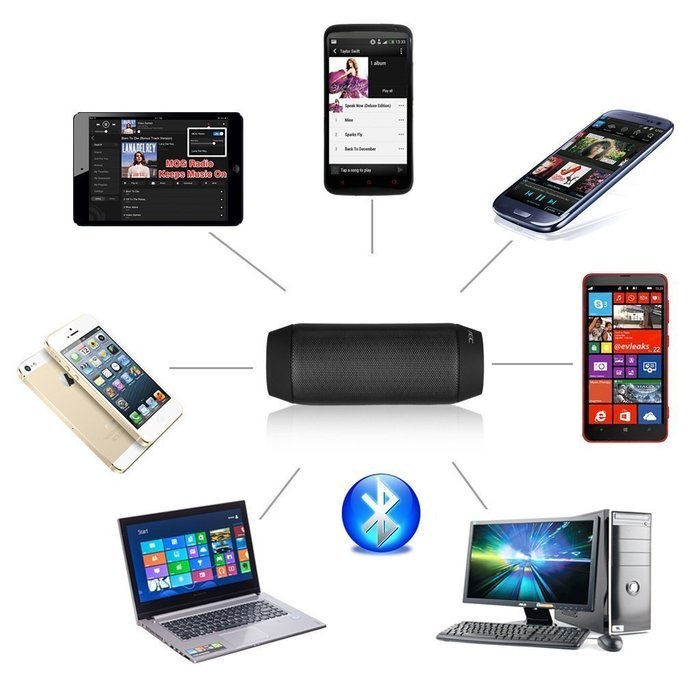 JIAFENG Wireless Bluetooth Speaker Bicycle Riding, Portable Magic Dancing Colorful Music LED Light, Support Tf... N4