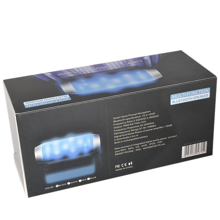 JIAFENG Wireless Bluetooth Speaker Bicycle Riding, Portable Magic Dancing Colorful Music LED Light, Support Tf... N6