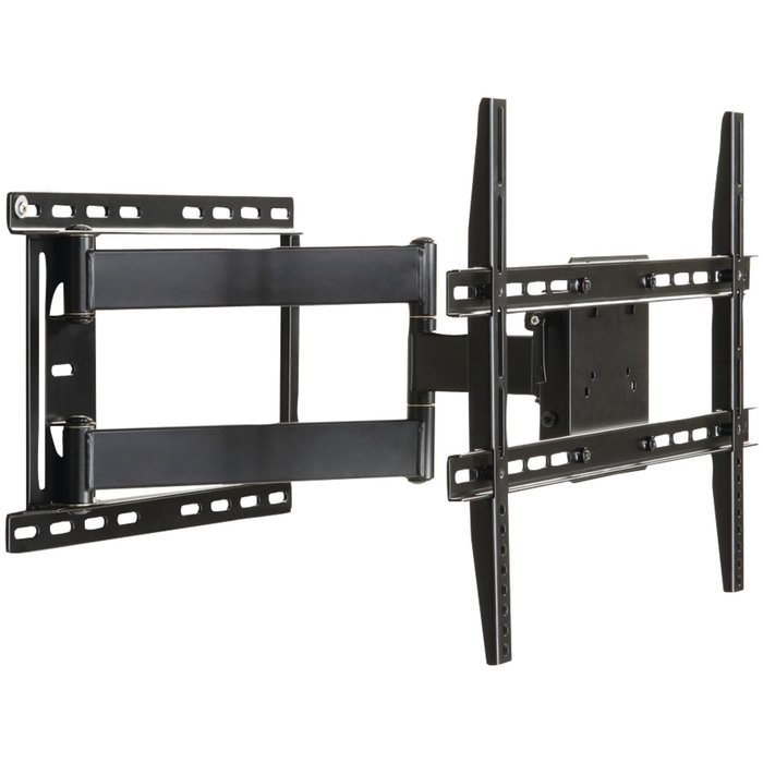 Large Full Motion Articulating Mount For 37 inch to 84 inch Flat Screen TV In Black