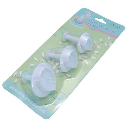 Cookie Cutter Flower Mini Xmas Rose Leaf Fondant Cake Cutter Plunger Paste Sugarcraft Decor Mold Tool 1set of... N8