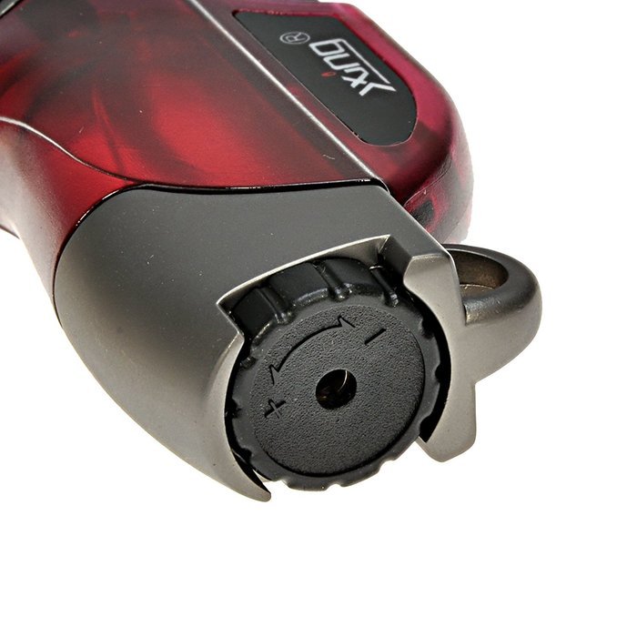 [New Version of Torch Lighter] LouisaStore 45 Degree Angle Jet Flames Butane Torch Lighter -Red N6