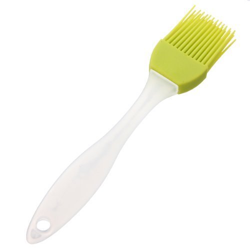 Water & Wood 1 of Silicone Bakeware Cake Utensil Basting Pastry Brush Baking Cooking Green