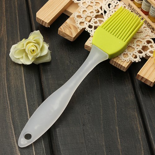 Water & Wood 1 of Silicone Bakeware Cake Utensil Basting Pastry Brush Baking Cooking Green N2