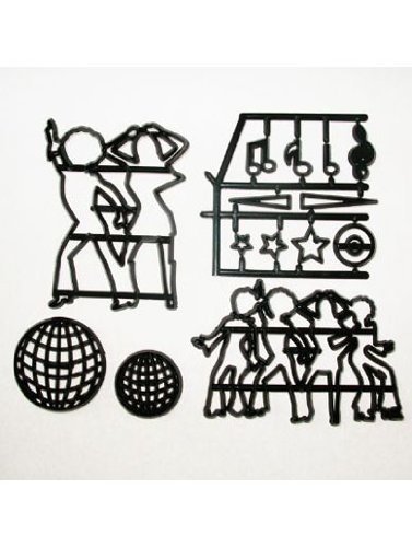 Disco Dancers (Silhouette) Cutter Set by Patchwork Cutters