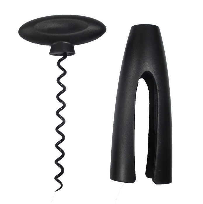 Mayshion Wine Opener Foil Remover Sharp 4 Wheel Wine Foil Cutter with Magnets,Black N22
