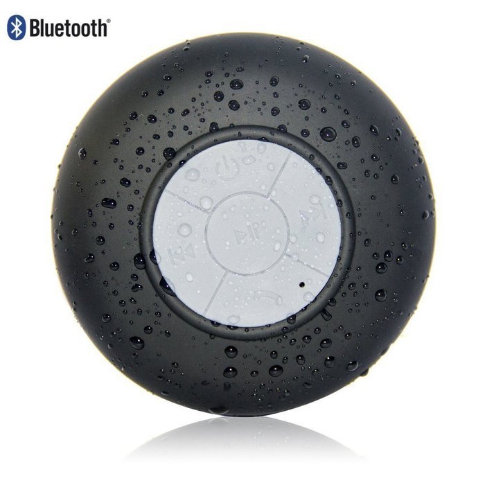D-CLICK TM Mini Ultra Portable Waterproof Bluetooth Wireless Stereo Speakers with Suction Cup for Showers, Bathroom...