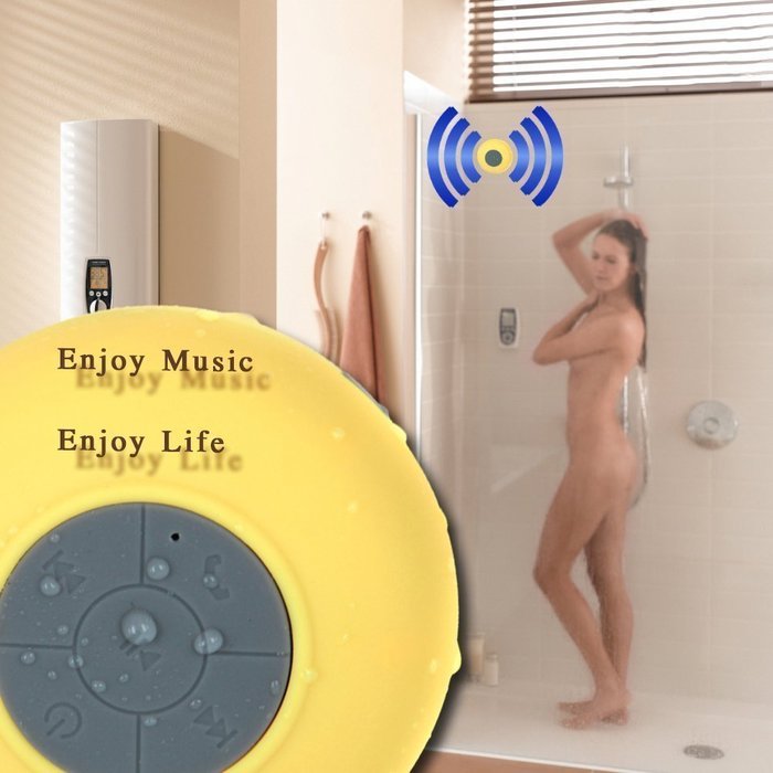 D-CLICK TM Mini Ultra Portable Waterproof Bluetooth Wireless Stereo Speakers with Suction Cup for Showers, Bathroom... N3