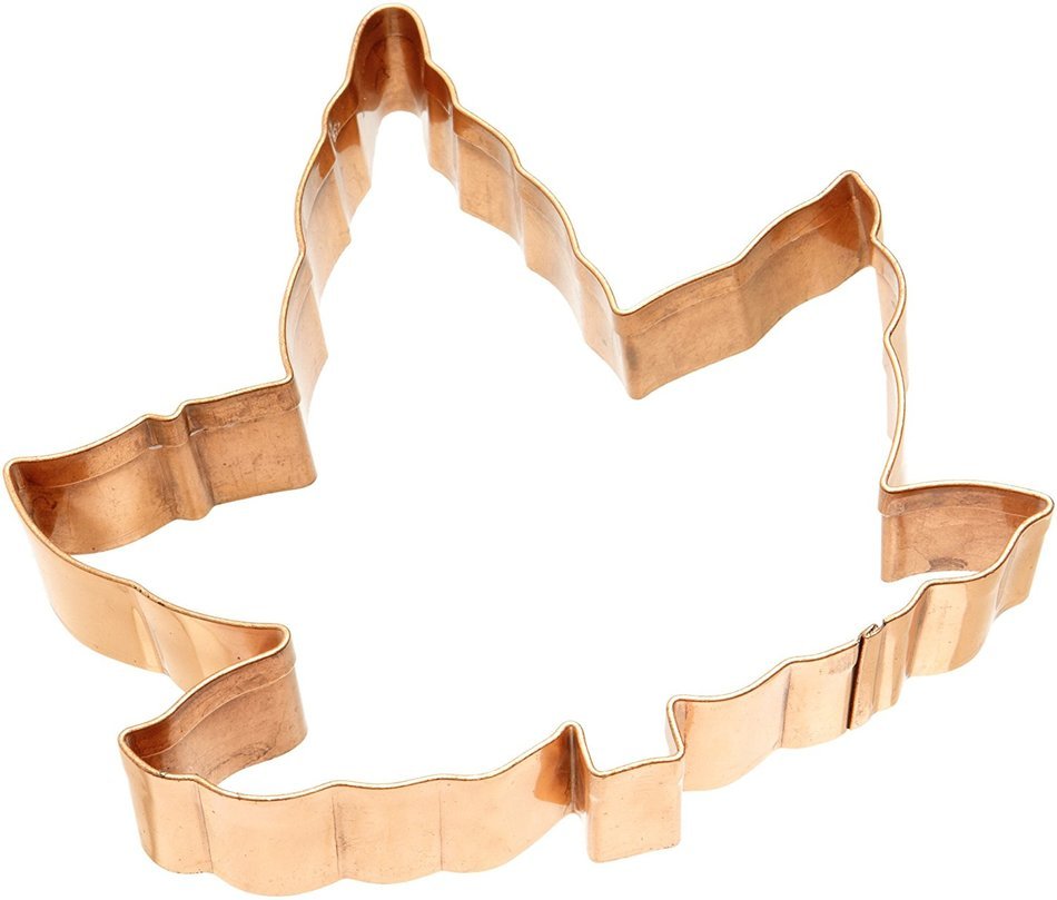 Old River Road Fleur de lis Shape Cookie Cutter, Copper N2