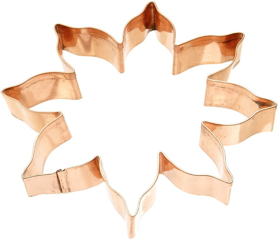 Old River Road Fleur de lis Shape Cookie Cutter, Copper N5